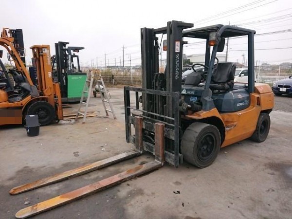 Xe nâng hàng Toyota 3,5 Tấn Chui cont Dịch giá